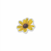 Wildflower Beauty – 自然の写真ステッカー シール (正面)