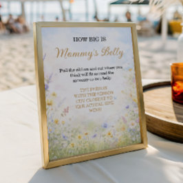 Wildflower Belly Guess Baby in Bloom Game ポスター