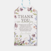 Wildflower Birthday Favor Tags ギフトタグ (正面)