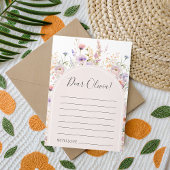 Wildflower Birthday Time Capsule Card 招待状