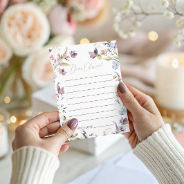 Wildflower Birthday Time Capsule Card 招待状