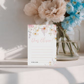 Wildflower Birthday Time Capsule Card 招待状