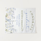 Wildflower Bloom Graduation Party タペストリー (正面(横))