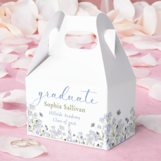 Wildflower Bloom Graduation Party フェイバーボックス (ウェディング)