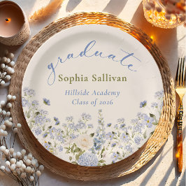 Wildflower Bloom Graduation Party ペーパープレート