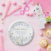 Wildflower Bloom Graduation Party ペーパープレート (パーティー)