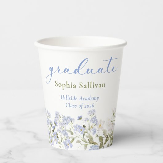Wildflower Bloom Graduation Party 紙コップ (正面)