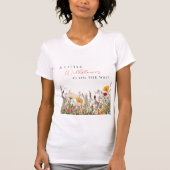 Wildflower Bloom Little Wildflower Baby Shower Tシャツ (正面)