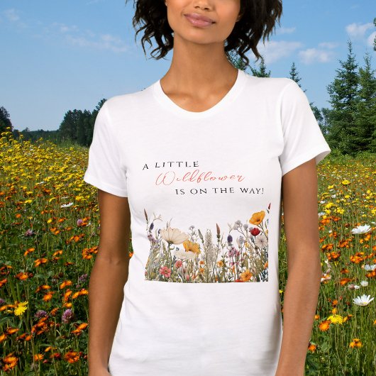 Wildflower Bloom Little Wildflower Baby Shower Tシャツ