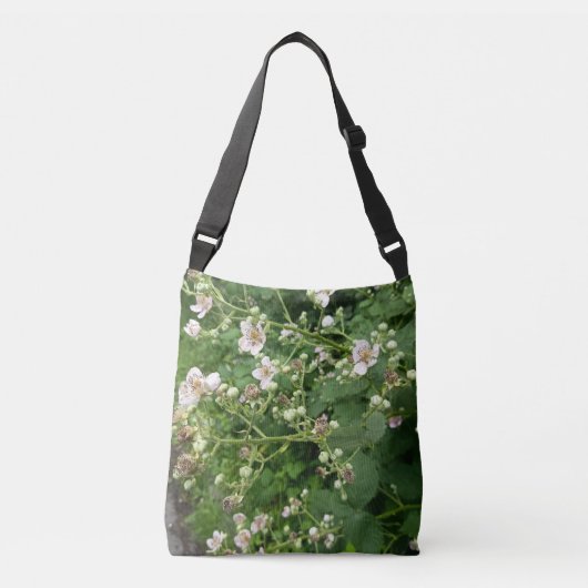 Wildflower Blossom Garden Tote Bag クロスボディバッグ (正面)