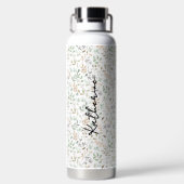 Wildflower Boho オリジナルデザイン ウォーターボトル (背面)