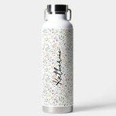 Wildflower Boho オリジナルデザイン ウォーターボトル (正面)