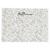 Wildflower Boho  ラージペーパーバッグ (裏面)