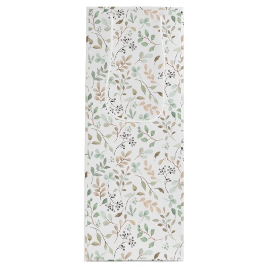 Wildflower Boho ワインギフトバッグ (正面)