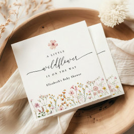 Wildflower Boho Baby Shower スタンダードカクテルナプキン