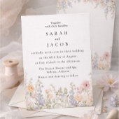 Wildflower Boho Garden Wedding Invitation 招待状
