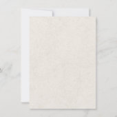 Wildflower Boho Garden Wedding Invitation 招待状 (裏面)