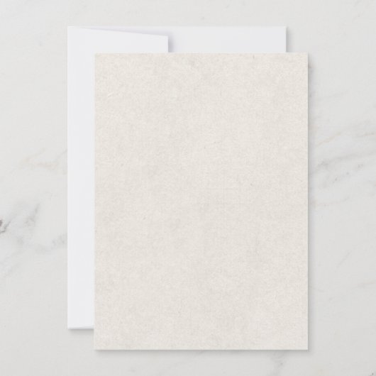 Wildflower Boho Garden Wedding Invitation 招待状 (裏面)