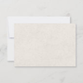 Wildflower Boho Garden Wedding RSVP  (裏面)