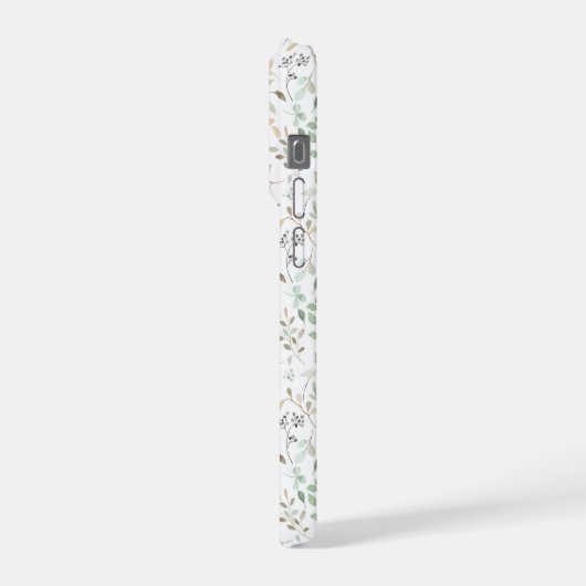 Wildflower Boho Name iPhoneケース (左側面)