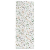 Wildflower Boho Name Monogram ワインギフトバッグ (裏面)