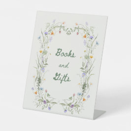 Wildflower Books and Gifts ベビーシャワーテーブルサイン 台座サイン
