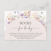 Wildflower Books for Baby Card エンクロージャーカード (正面)