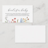 Wildflower Books For Baby Card エンクロージャーカード (正面/裏面)