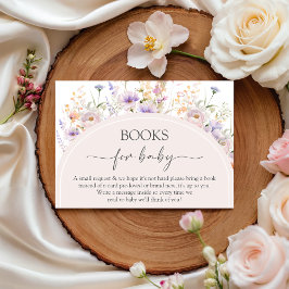 Wildflower Books for Baby Card エンクロージャーカード
