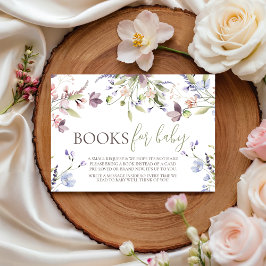 Wildflower Books for Baby Card エンクロージャーカード