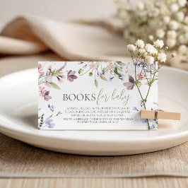 Wildflower Books for Baby Card エンクロージャーカード