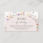 Wildflower Books for Baby Card エンクロージャーカード (正面)