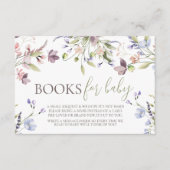 Wildflower Books for Baby Card エンクロージャーカード (正面)