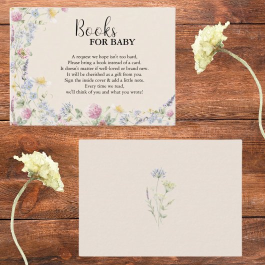 Wildflower Books for Baby Enclosure Card エンクロージャーカード