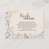 Wildflower Books for Baby Enclosure Card エンクロージャーカード (正面)