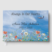 Wildflower Border With Butterfly Memorial Service ゲストブック (正面)