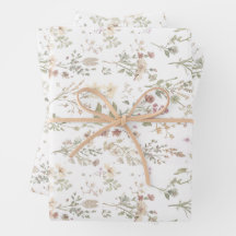 Wildflower botanical baby shower