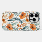 Wildflower Botanical Boho Floral Watercolor iPhoneケース (裏面横)