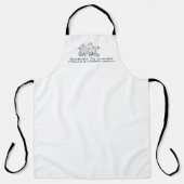 Wildflower Botanical Grandma Kitchen エプロン (正面)