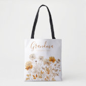 Wildflower Botanical Photo Grandma トートバッグ (正面)
