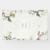 Wildflower Botanical Wedding Banner 横断幕 (横)