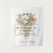 Wildflower Bouquet Flowers Custom Print タペストリー (正面)