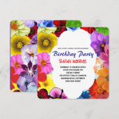 Wildflower Bridal Shower Invitation Template, Edit (正面/裏面)