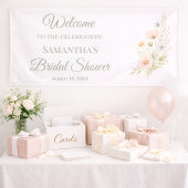 Wildflower Bridal Shower Welcome 横断幕