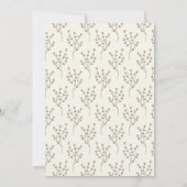 Wildflower Butterfly Bee Bat Mitzvah 招待状 (裏面)