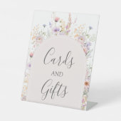 Wildflower Cards and Gifts Table Sign 台座サイン (正面)