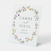 Wildflower Cards & Gifts Elegant Bridal Shower 台座サイン (正面)
