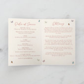 Wildflower Celebration of Life Funeral  プログラム (内部)