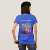 wildflower cosmos 26lblue tee life is a journey tシャツ (裏面フル)