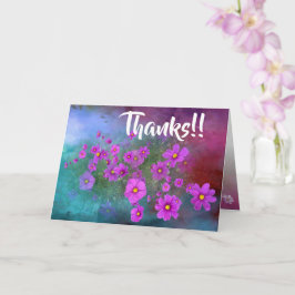 wildflower cosmos greeting card カード